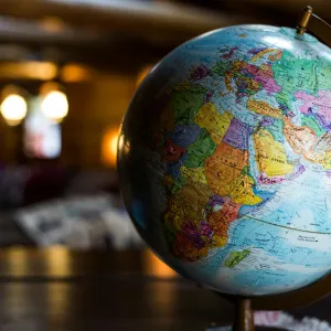 Globe on Desk