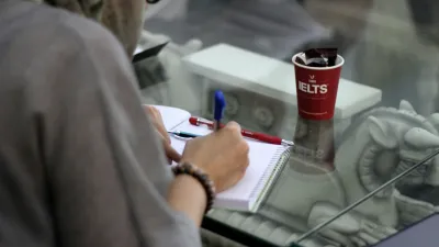 A Student Taking IELTS